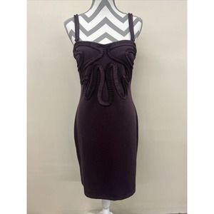 Kardashian Kollection Plum (Purple) Mini Dress , Large, NWT ($99) FS Bnfts Chrty